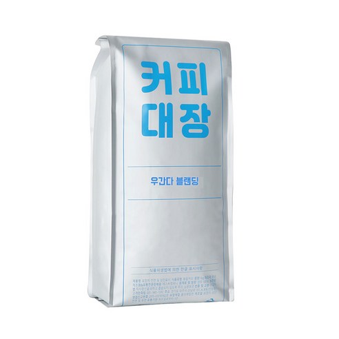 커피대장 우간다 블랜딩 원두커피, 홀빈(분쇄안함), 1kg