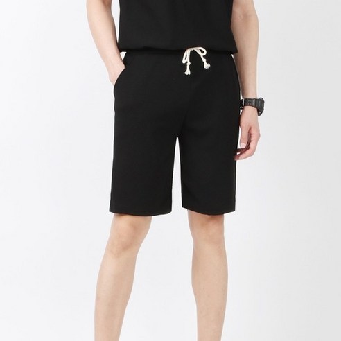 르젠옴므 남성용 컬러풀 리버플 쿨링 스판 스트링 반바지 LNHP130RW