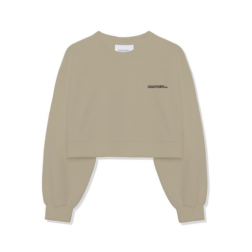 프라이 CROPPED SWEAT 셔츠