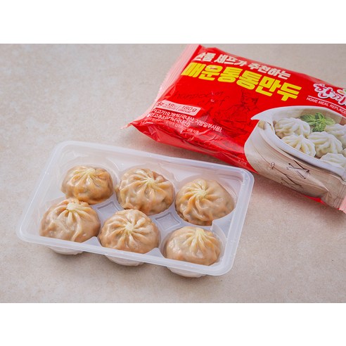통통하고 매콤한 맛으로 편리하게 즐기는 한품 매운통통만두