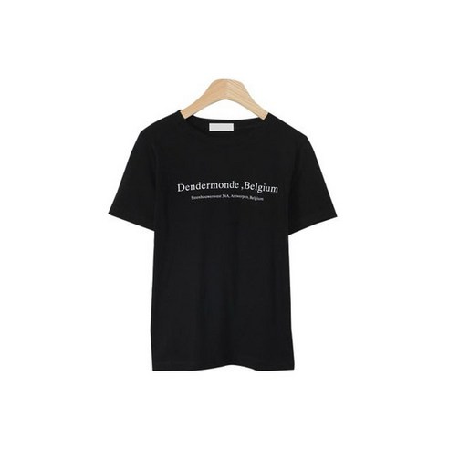 린다샵 여성용 테란크 영문나염 기본 티셔츠 T6556K13