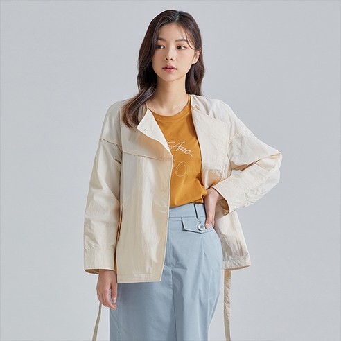 클라비스 여성용 트렌치형 점퍼