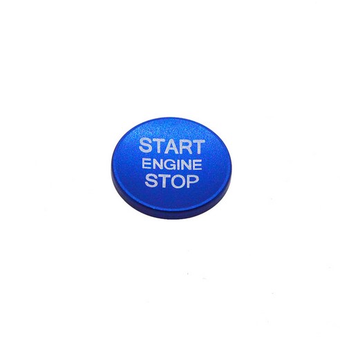 엔진 스타트 버튼커버 버튼 몰딩 블루, 아우디 A4 / A5 / A6 / A7 / A8 / Q3 / Q5 / Q7, 4.버튼몰딩(블루)