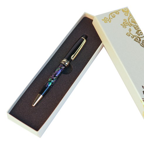 비버앤 나전칠기 고급 자개 볼펜 1.0mm, 매화, 1개