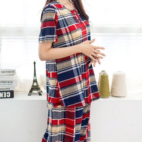 민트코코아 여성용 쿨냉장고 반팔잠옷