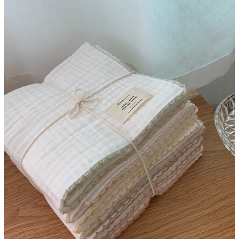 섬세한 부드러움으로 당신의 일상을 감싸는 두바림 삼중 요루 거즈 순면 손수건