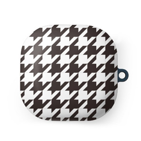 하운드투스체크 갤럭시 버즈 라이브 /버즈2 하드 케이스, 블랙