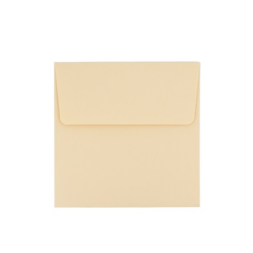 정사각 칼라엽서봉투 11.5 x 11.5 cm 20p, 03 살구색, 1개