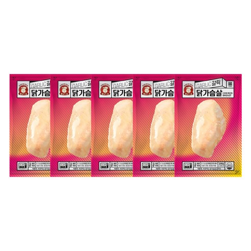 바로드숑 바로 먹는 닭가슴살 갈릭, 100g, 5개