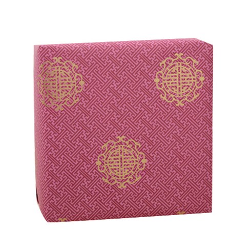 쌍복도롤 종이롤 포장지 10m, 자색, 1개