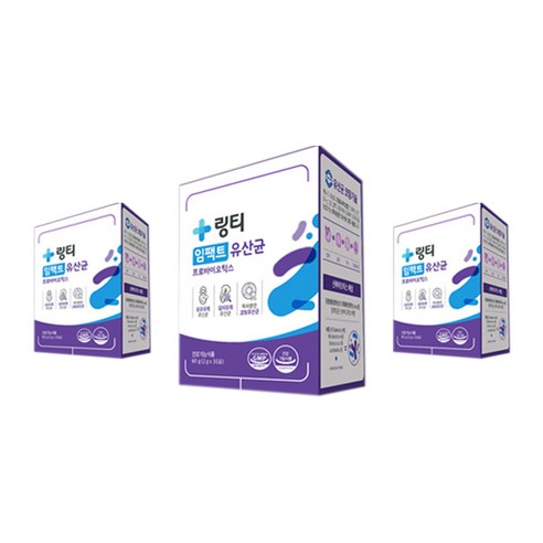 링티 임팩트 유산균 30p, 60g, 3개