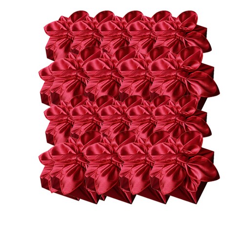 통샵 공단보자기 88cm, 자주, 20개