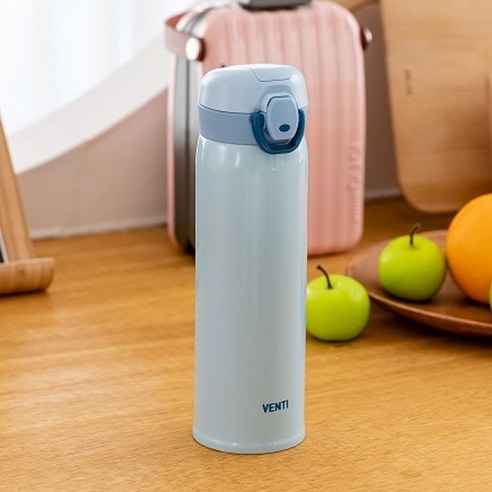 벤티 아동용 보온보냉 텀블러, 샤인블루, 480ml