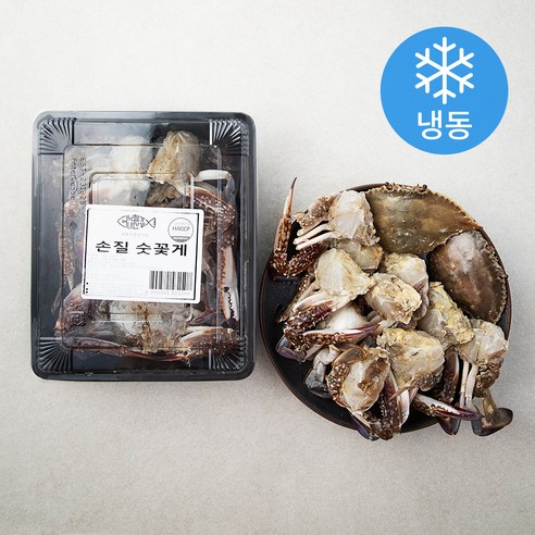 어부네생선가게 국산 손질 숫꽃게 (냉동), 500g, 2팩