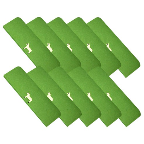 시온넷 논슬립 야광 미끄럼방지 계단매트, 그린, 10개