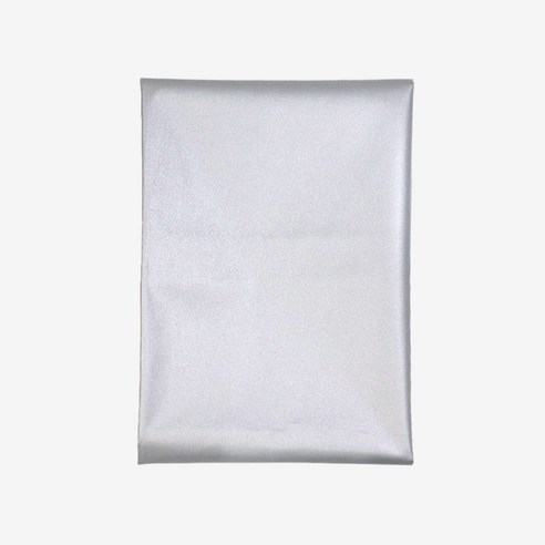 더해피 단색 무지 양면 방수 원단 5p, 실버