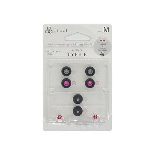 파이널 오디오 이어팁 M, TYPE E, 혼합색상