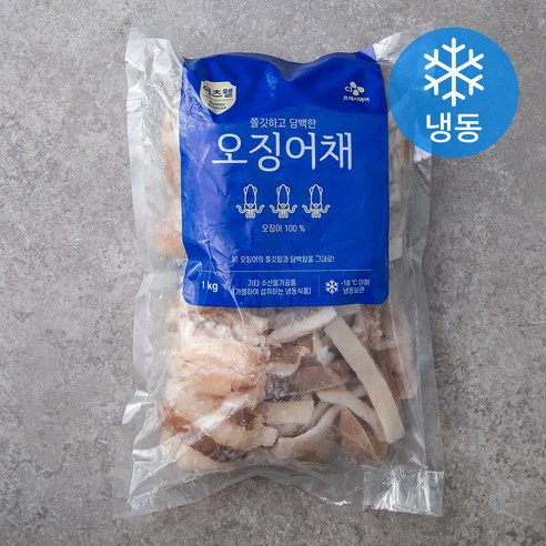 이츠웰 오징어채 (냉동), 1kg, 1개 냉동오징어살