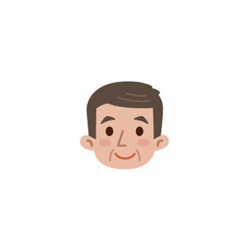 디자인아지트 패밀리 마스크 걸이, 할아버지2, 1개