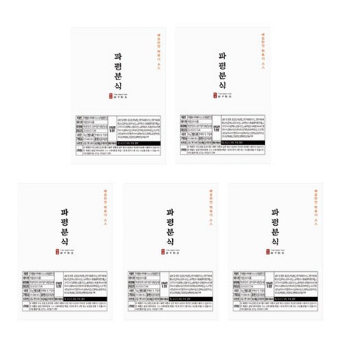 파평분식 떡볶이 소스 분말 매콤한맛, 50g, 5개