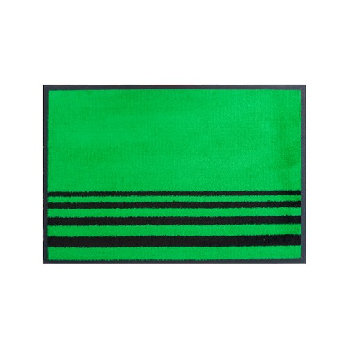 투지 나일론 현관 무지 매트 소 50 x 80 cm, 녹색, 1개