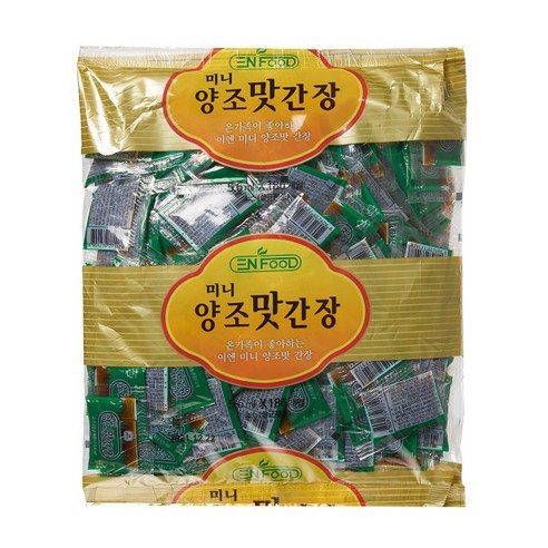 이엔푸드 미니 양조 맛간장 186p, 5.6ml, 186개