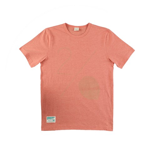 세컨드코너 남성용 Blume 2C 그래픽 반팔 라운드넥 티셔츠