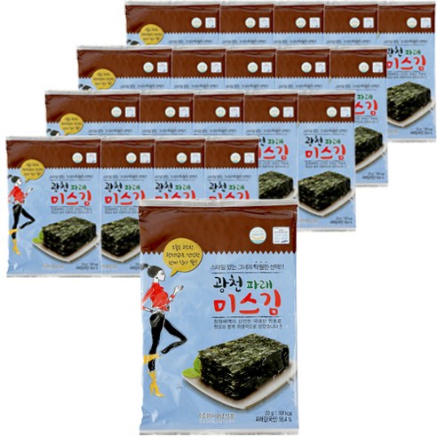 광천 파래 미스김 5p, 20g, 20개