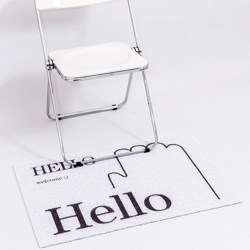 신발장 인테리어 코일매트 일반형, Hello, 1개