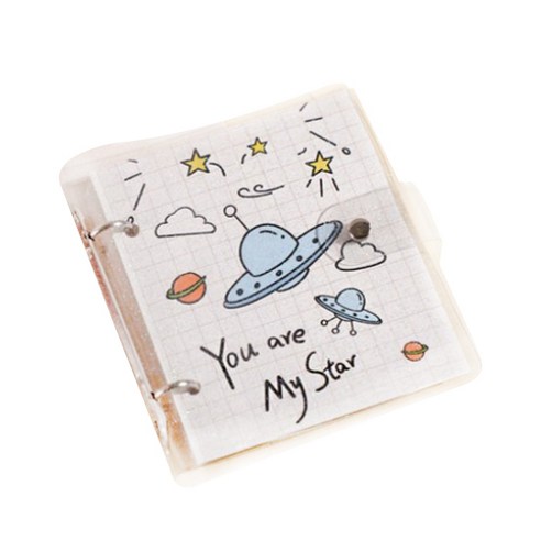 싱글 반짝이는 아이언 클립 포토 앨범, MY STAR