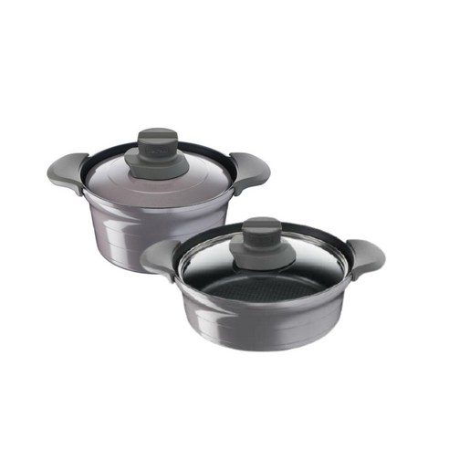 테팔 고메 인덕션 티타늄코팅 냄비세트 2개, 전골냄비 24cm + 찌개냄비 20cm