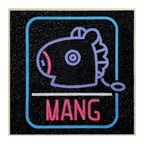 아이러브페인팅 BT21 DIY CUBIC PAINTING_WAPPEN 25 x 25 cm, MANG, 1개