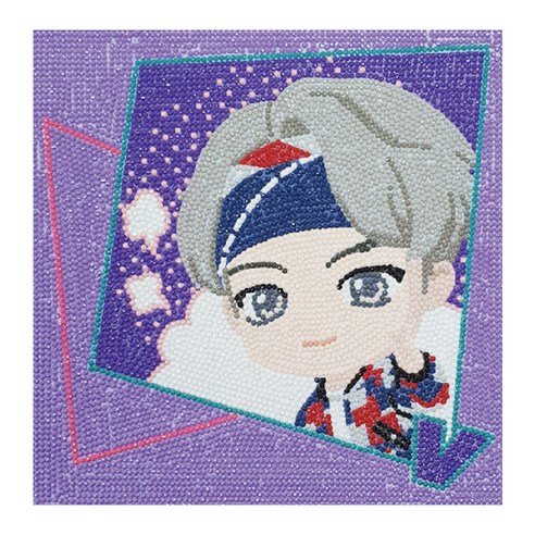 아이러브페인팅 TinyTAN DIY CUBIC PAINTING_MAGIC DOOR 25 x 25 cm, V, 1개