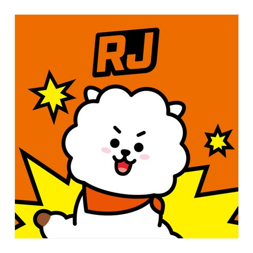 아이러브페인팅 BT21 DIY PAINTING_COMIC 25 x 25 cm, RJ, 1개