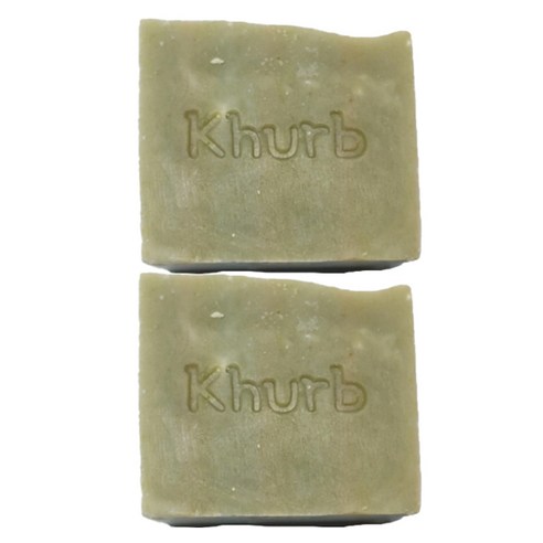 킴스허브 주방 설거지 비누 그린 시금치분말 & 유칼립투스, 2개, 250g