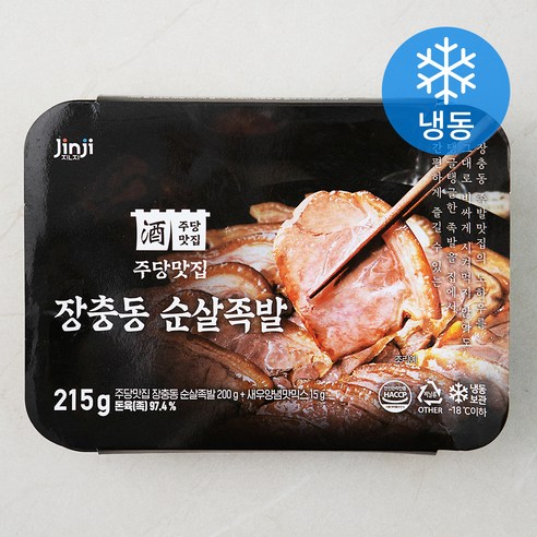 진지 주당맛집 장충동 순살족발 (냉동), 215g, 1개