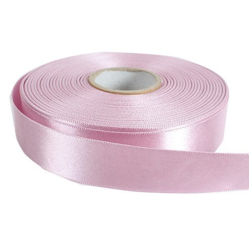 노크 고밀도 공단 리본끈 25mm, 42 보라핑크, 45m