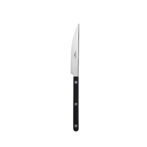 사브르 비스트로 샤이니 디너나이프 23.5cm, 블랙, 4개