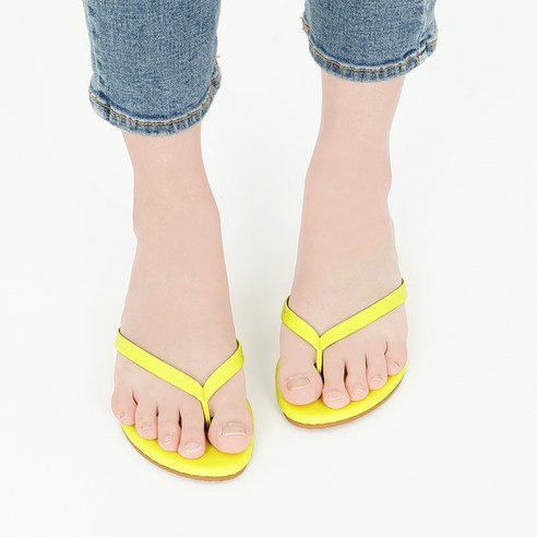 마약 쪼리 여성 플립플랍 1cm