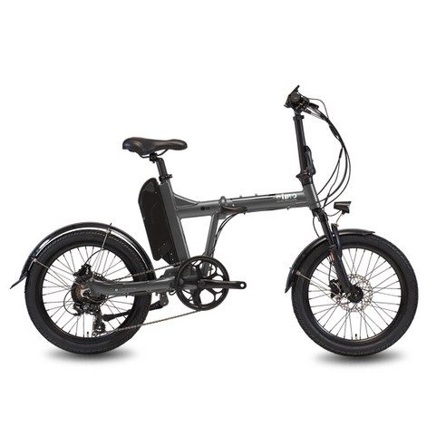 알톤스포츠 파스 / 스로틀 겸용 니모 FD 에디션 전기 자전거 12Ah 일반셀, 매트그레이, 알루미늄