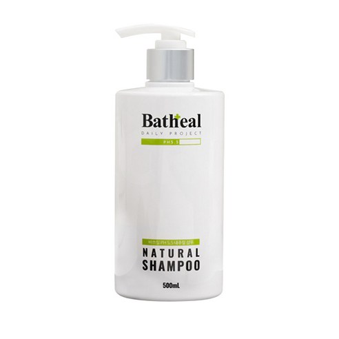 바쓰힐 PH5.5 내추럴 샴푸, 1개, 500ml
