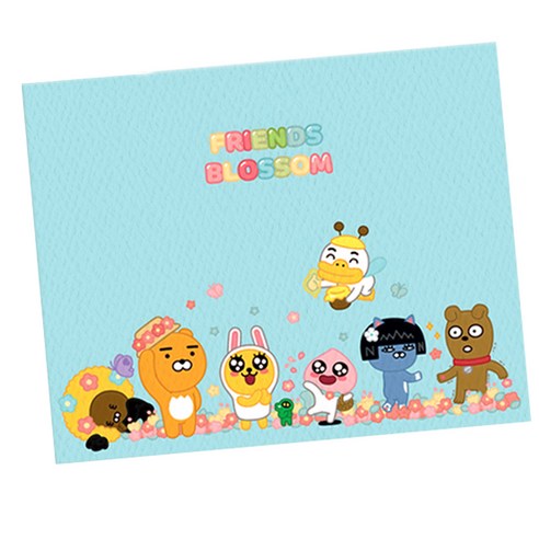 아이러브페인팅 카카오프렌즈 DIY PAINTING 40 x 50 cm, 블로썸 민트