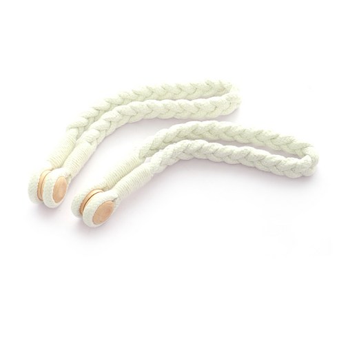 루비코코 심플 스트랩 자석 커튼타이백, 화이트, 2개