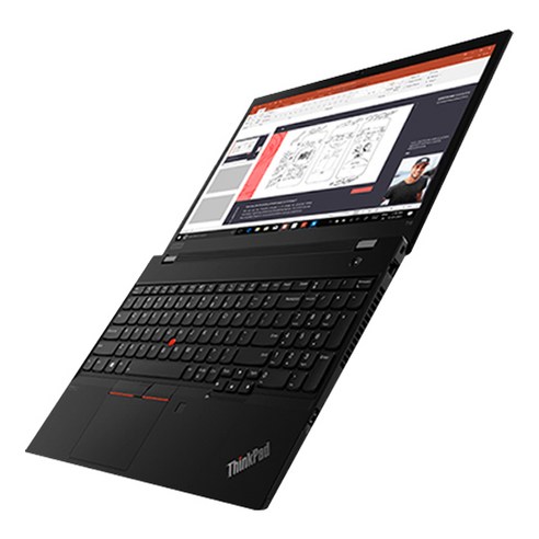 레노버 노트북 Black ThinkPad T15 Gen2-20W4S00300 (i7-1165G7 39.6cm WIN10 Pro), NVMe 256GB, 윈도우 포함, 8GB