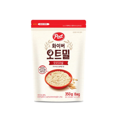 포스트 화이버 오트밀 오리지널 시리얼, 350g, 1개