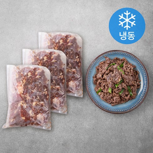 국제식품 호주산 소목심 양념육 간장 불고기 3ea (냉동), 3kg, 1박스