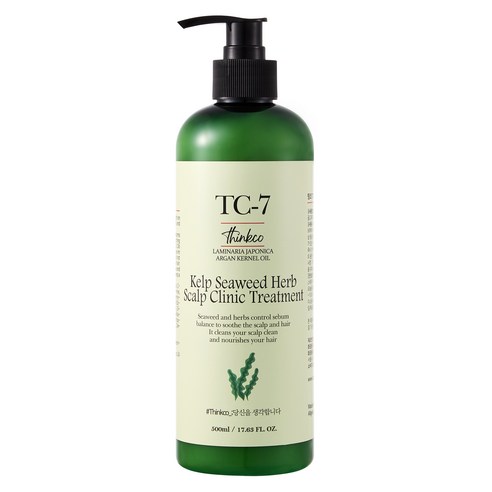 띵코 TC-7 켈프 씨위드 허브 스칼프 클리닉 트리트먼트, 500ml, 1개