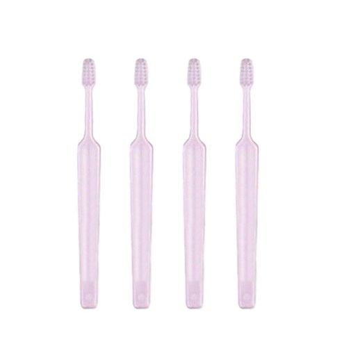 테페 미니 엑스트라 소프트 유아 칫솔, 베이비핑크, 4개