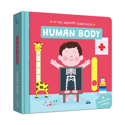 My First Animated Board Book: Human Body, Auzou