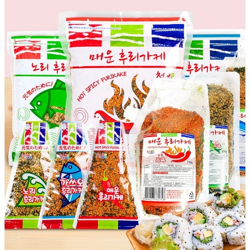 입맛 돋우는 마법, 천혜식품 매운 후리가케 더블팩으로 밥상의 행복을 더하세요!